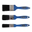 Silverline verfkwastenset - synthetische haren - ergonomische antislip handgrepen - 25/40/50 mm - 3-delig - voor schilderwerk