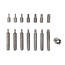 Silverline Torx Bitset - 30 en 75 mm - T20, T25, T30, T40, T45, T50 en T55. - in Koffer