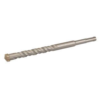 Silverline Betonboor sds-plus kruiskop - hardmetalen punt - dubbele groef - diameter 1,6 cm x 21 cm - voor metselwerk en beton