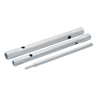 Silverline Mengkraan Aansluitmoersleutel Set - 9/11 en 12/13 mm - 185 mm - 3 delig