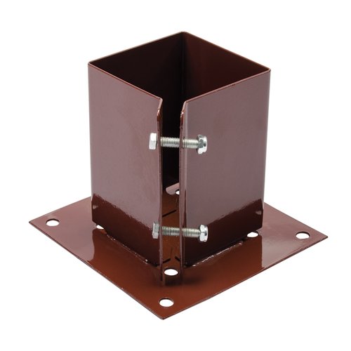 Fixman Paalhouder - Vast Te Bouten - 10 x 10 cm - Stalen Constructie Fixman Paalhouder - Vast Te Bouten - 10 x 10 cm - Stalen Constructie