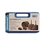 Silverline Schuurkoker Set - 5 Maten - Korrel 80 - Inclusief Opbergkoffer - 25-delig
