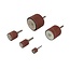 Silverline Schuurkoker Set - 5 Maten - Korrel 80 - Inclusief Opbergkoffer - 25-delig