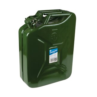Silverline Metalen jerrycan - 20 liter - lekbestendig - duurzame coating - geïntegreerd handvat