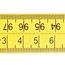 Silverline vouwmeter duimstok - kunststof - inklapbaar 4-delig - 100 cm (1000 mm) - glanzende afwerking - voor nauwkeurig meten