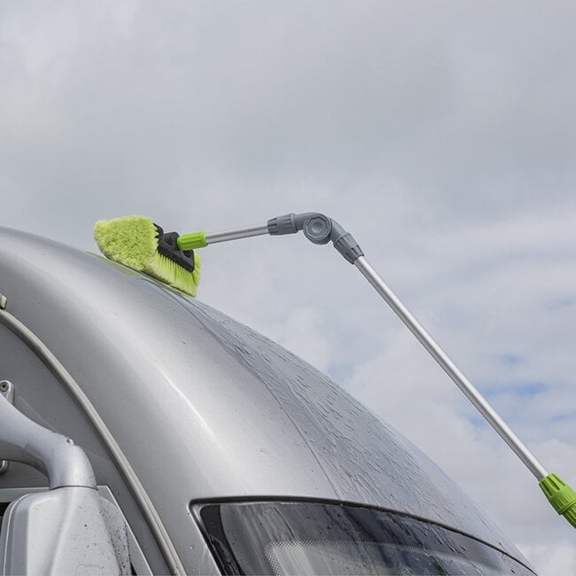ProPlus Telescopische wasborstel - 3D borstel - Uitschuifbaar 1.19-2.03 meter - Voor auto, caravan en tuin