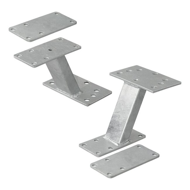 ProPlus Reservewielhouder - Gegalvaniseerd staal - Voor 8-15 inch banden - 23x16x17 cm - 2,13 kg