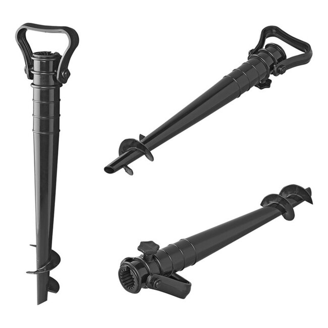 ProPlus Parasolharing - Kunststof - Scharnierend handvat - Lengte 38 cm - Zwart