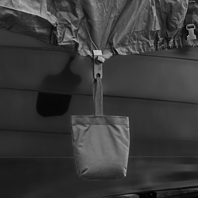 ProPlus Zandzakken voor boothoes - UV-bestendig - Zeewaterbestendig - Set van 4 - Zwart