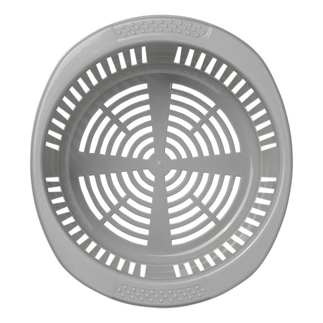 ProPlus Vergiet voor emmer - Afdruipzeef - 15 liter - Grijs - Ø 32 cm