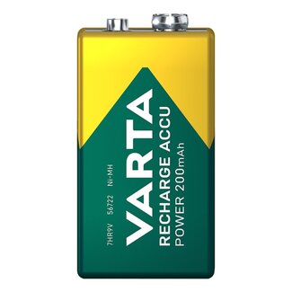 Varta Oplaadbare 9V batterij - 200 mAh - NiMH - Blisterverpakking