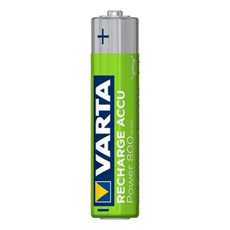 Varta Batterijen Oplaadbaar - NiMH - HR03/AAA - 1.2 Volt - 800 mAh - 2 Stuks