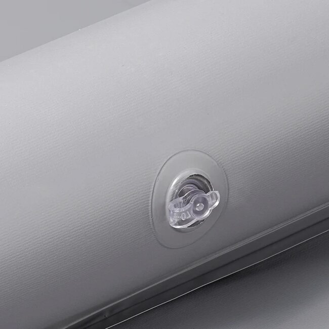 ProPlus Opblaasbaar grondzeil - waterdicht PVC - 2,5 x 6 meter - grijs