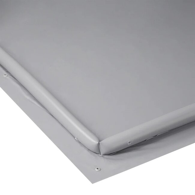 ProPlus Opblaasbaar grondzeil - waterdicht PVC - 3 x 4 meter - grijs