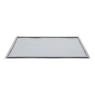 ProPlus Opblaasbaar grondzeil - waterdicht PVC - 3 x 4,5 meter - grijs
