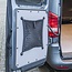 ProPlus Elastisch opbergnet - dubbel - zelfklevend of schroefbevestiging - zwart - 40 x 34 cm