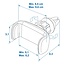 ProPlus Universele smartphone houder - ventilatierooster - 360° draaibaar - zwart