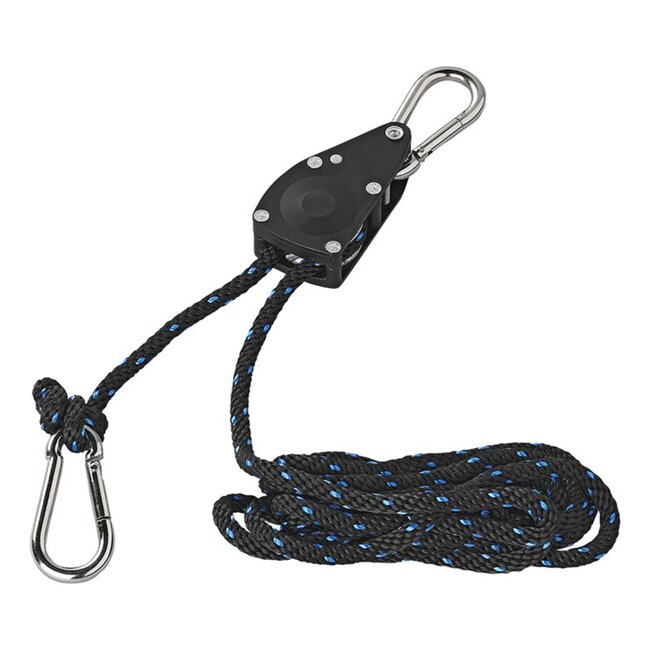ProPlus Takelset met ratel en touw - 136 kg capaciteit - 2,5 meter - 2 stuks