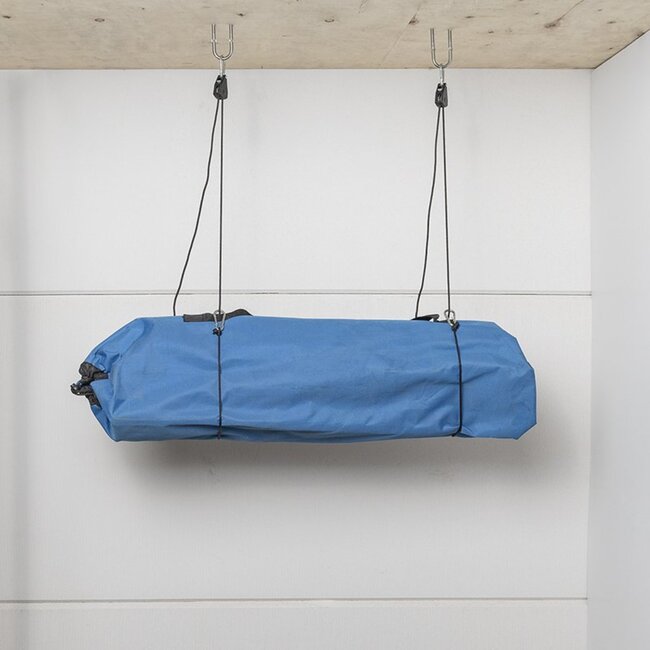 ProPlus Takel met ratel en touw - 68 kg capaciteit - 2,5 meter - set van 2 stuks