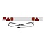 ProPlus Verlichtingsbalk LED - Mistlamp - 137 cm - 6 m Kabel - 7-polige Stekker
