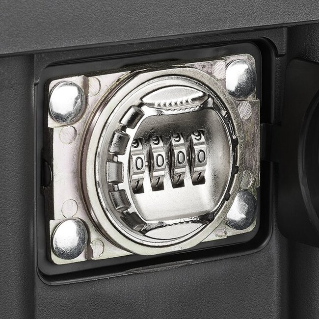 ProPlus Opbergbox dissel - kunststof - cijferslot - 45 liter - zwart