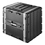 ProPlus Rack Case - Stootvast ABS - 19 inch - 12U - Handgrepen en Vlindersloten