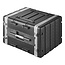 ProPlus Stevige rack case - ABS kunststof - 19 inch - 8U - 63,5x45x57,5 cm