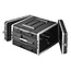 ProPlus Stevige rack case - ABS kunststof - 6U - 19 inch - met handgrepen en vlindersloten