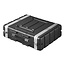 ProPlus Stevige rack case - stootvast ABS - 19 inch - 3U - handgrepen en vlindersloten