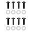 ProPlus Stevige rack case - stootvast ABS - 19 inch - 2U - met handgrepen en vlindersloten