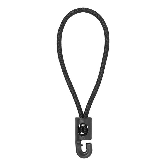 ProPlus Elastische lussen - kunststof haak - Ø 22 x 200 mm - set van 10 - zwart