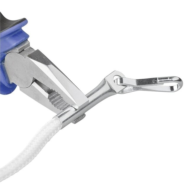 ProPlus Kabeleindsluiting - Staal - Ø 6 mm - 90 mm - Simplex haken - 10 stuks