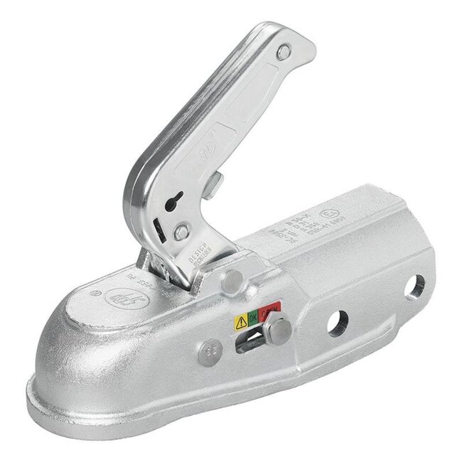 ProPlus Kogelkoppeling - Rond Ø 60 mm - Geremd - Verzinkt Staal - 3500 kg