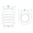 ProPlus Stofhoes voor oplooprem - Ø 75/75 x 120 mm - Rubber - Niet-origineel reserveonderdeel