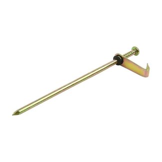 ProPlus Rotspen met haak - robuust staal - thermisch verzinkt - 21 cm ProPlus Rotspen met haak - robuust staal - thermisch verzinkt - 21 cm