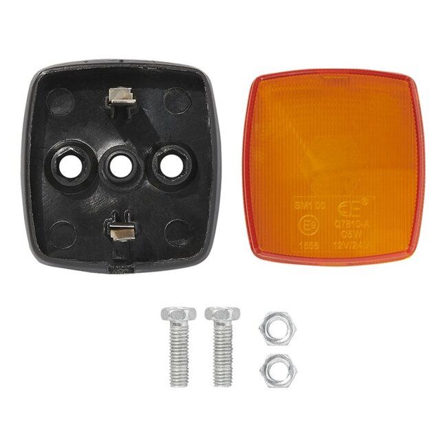 ProPlus Compacte zijmarkeringslamp - oranje - 65 x 60 mm - 12V & 24V - E9-gekeurd