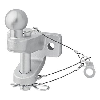 ProPlus Gecombineerde trekhaakkogel - tweevoudige uitvoering - E11 gekeurd - zilver ProPlus Gecombineerde trekhaakkogel - tweevoudige uitvoering - E11 gekeurd - zilver