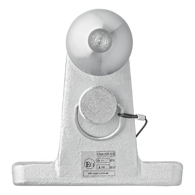 ProPlus Gecombineerde trekhaakkogel - tweevoudige uitvoering - E11 gekeurd - zilver