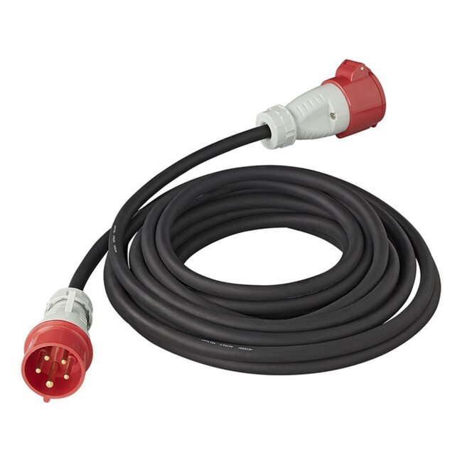 ProPlus Verlengkabel - 10 meter - 5-polig - UV-bestendig - Professioneel gebruik