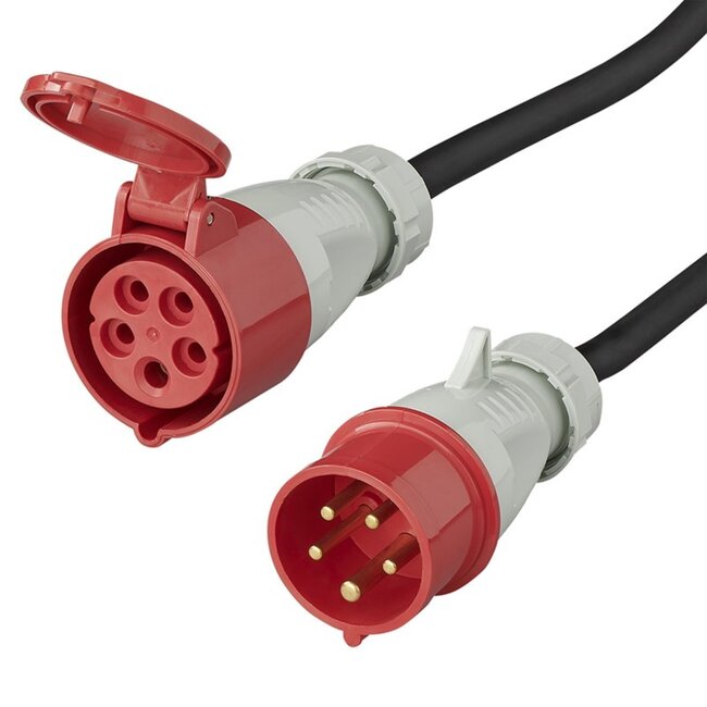 ProPlus Verlengkabel - 10 meter - 5-polig - UV-bestendig - Professioneel gebruik