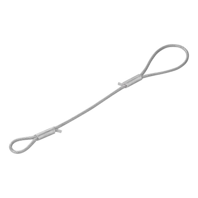 ProPlus Losbreekkabel - 40 cm - Met Lussen - Veiligheidskabel voor Aanhangwagen