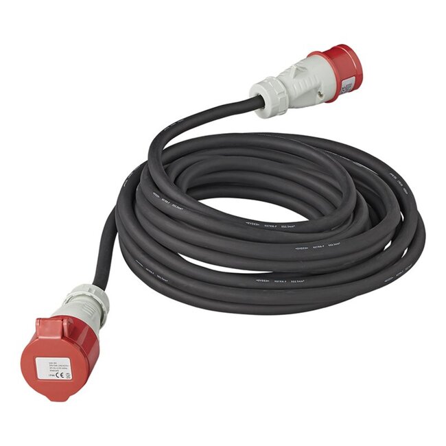 ProPlus Verlengkabel - 20 meter - 5-polig - UV-bestendig - Professioneel gebruik