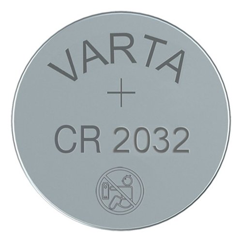 Varta Knoopcelbatterijen - Lithium - CR2032 - 3 Volt - 230 mAh - 5 Stuks Varta Knoopcelbatterijen - Lithium - CR2032 - 3 Volt - 230 mAh - 5 Stuks