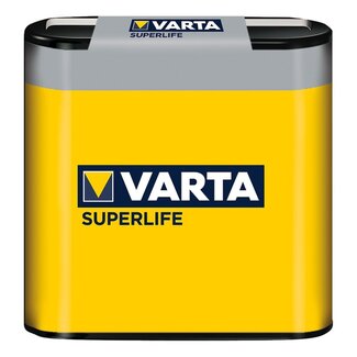 Varta Betrouwbare koolzink batterij - 4,5 Volt - 2700 mAh - lange levensduur