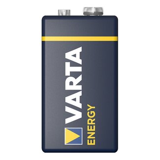 Varta Alkaline batterij - 9V blok - 680 mAh - zwart - staal