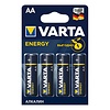 Varta Batterijen Energy - Alkaline - LR06/AA - 1.5 Volt - 4 Stuks Varta Batterijen Energy - Alkaline - LR06/AA - 1.5 Volt - 4 Stuks
