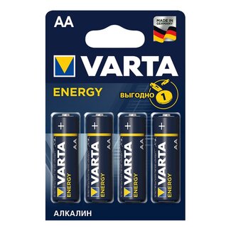 Varta Alkaline AA batterijen - 1,5V - 4 stuks - Voor standaard gebruik