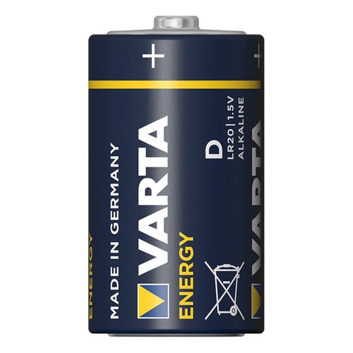 Varta Batterijen Longlife - Alkaline - LR20/D/Mono - 1.5 Volt - 2 Stuks Varta Batterijen Longlife - Alkaline - LR20/D/Mono - 1.5 Volt - 2 Stuks