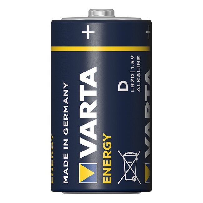 Varta Langdurige alkaline D-batterijen - 1,5V - set van 2 - lekbestendig