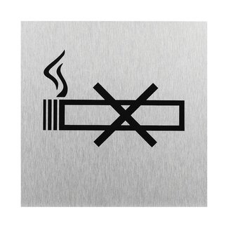 Seilflechter Deurbordje - Aluminium - "Roken Verboden" - 120 x 120 mm - Stijlvol en Duurzaam Seilflechter Deurbordje - Aluminium - "Roken Verboden" - 120 x 120 mm - Stijlvol en Duurzaam